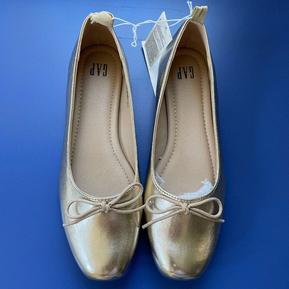 GAP Gold Flats with Bow Detail - Picture 9 of 10